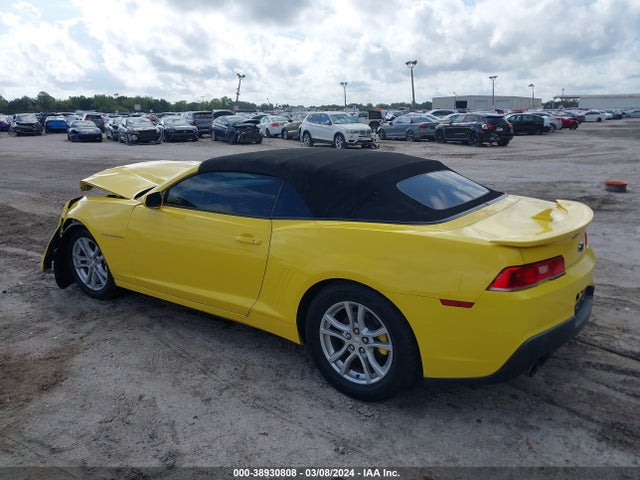 Chevrolet Camaro 1lt 2014 2G1FB3D31E9221977 Image 3