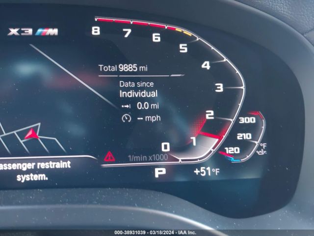 5YM13EC04N9L89028 BMW X3 M