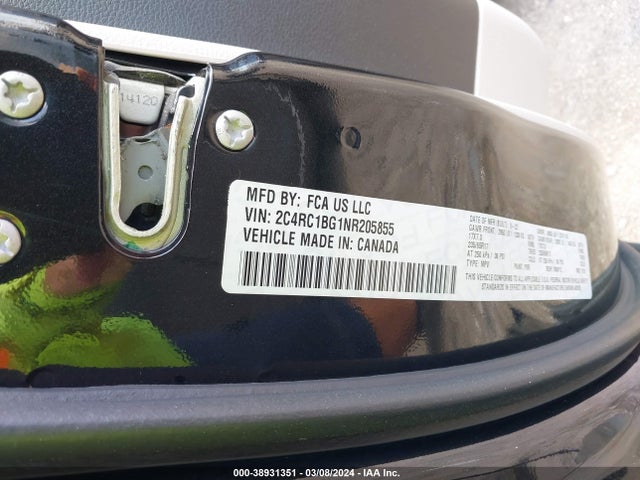 Chrysler Pacifica Touring L 2022 2C4RC1BG1NR205855 Image 9