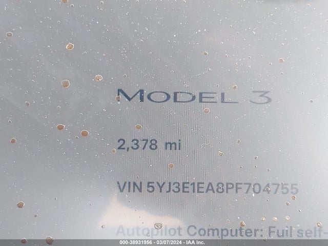 Tesla Model 3 Rear-wheel Drive 2023 5YJ3E1EA8PF704755 Image 15