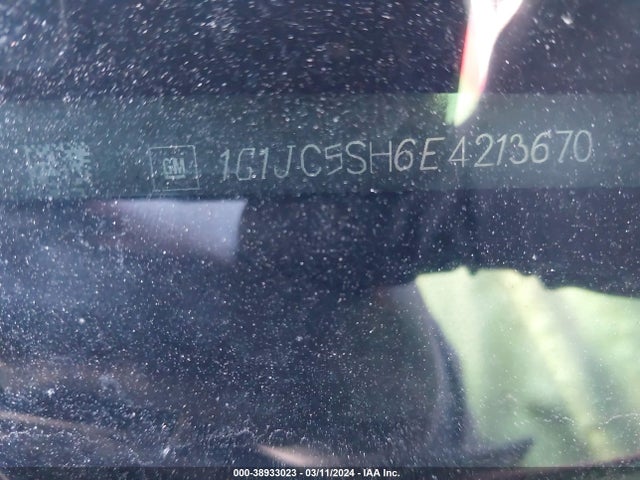 Chevrolet Sonic Lt Auto 2014 1G1JC5SH6E4213670 Image 9