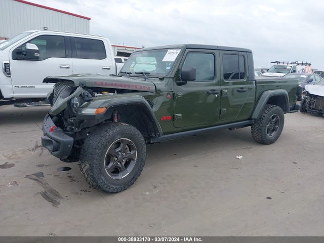 Jeep Gladiator Rubicon 4x4 2021 1C6JJTBG9ML562665 Image 2