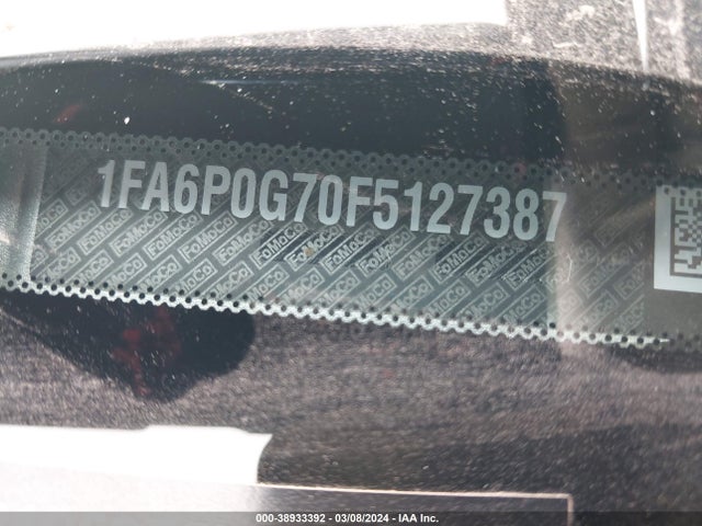 Ford FUSION S 2015 1FA6P0G70F5127387 Image 9