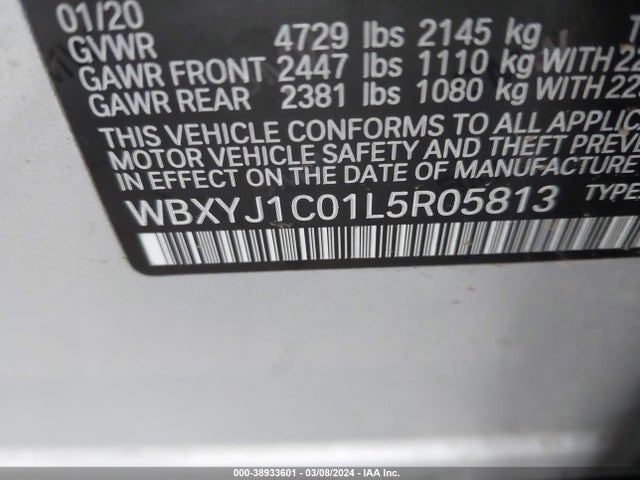 WBXYJ1C01L5R05813 BMW X2 Xdrive28i