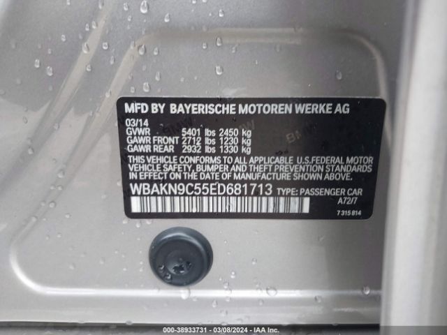 WBAKN9C55ED681713 BMW 550i