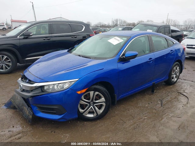Honda Civic Lx 2018 19XFC2F56JE019645 Image 2
