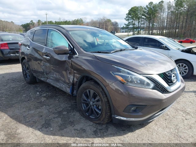 Nissan MURANO SV 2018 5N1AZ2MG3JN193788 zdjęcie główne