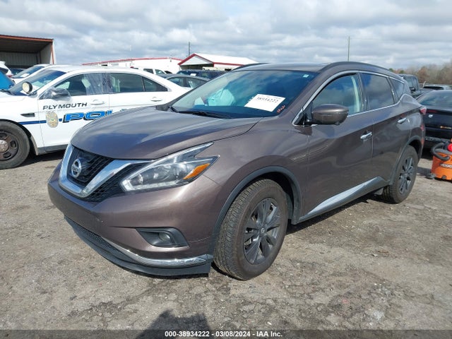 Nissan MURANO SV 2018 5N1AZ2MG3JN193788 Image 2