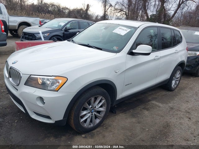 BMW X3 Xdrive28i 2014 5UXWX9C53E0D34730 Image 2