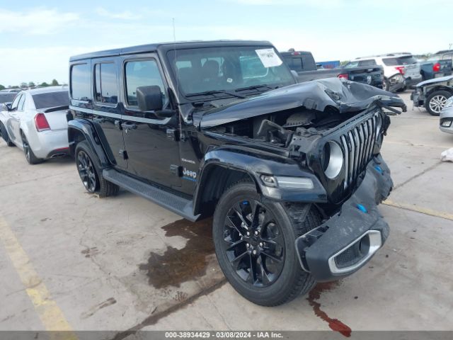 Продажа на аукционе авто 2023 Jeep Wrangler 4xe Sahara 4x4, vin: 1C4JJXP68PW516697, номер лота: 38934429