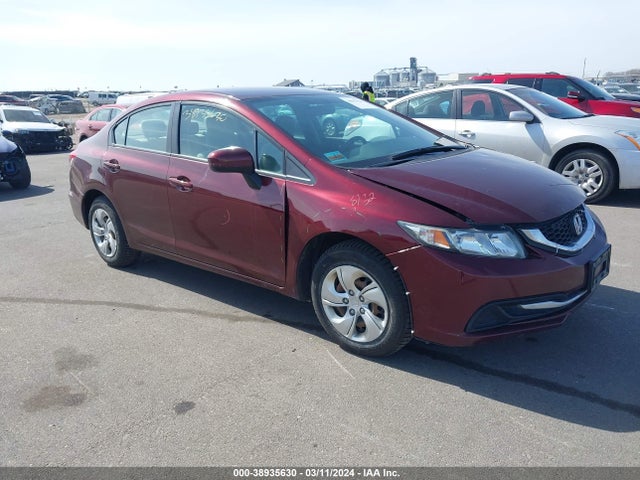 Honda Civic Lx 2014 19XFB2F56EE006130 main image