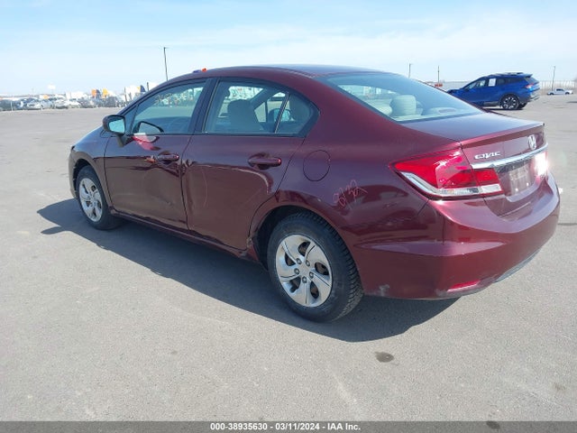 Honda Civic Lx 2014 19XFB2F56EE006130 Image 3
