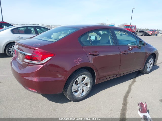 Honda Civic Lx 2014 19XFB2F56EE006130 Image 4