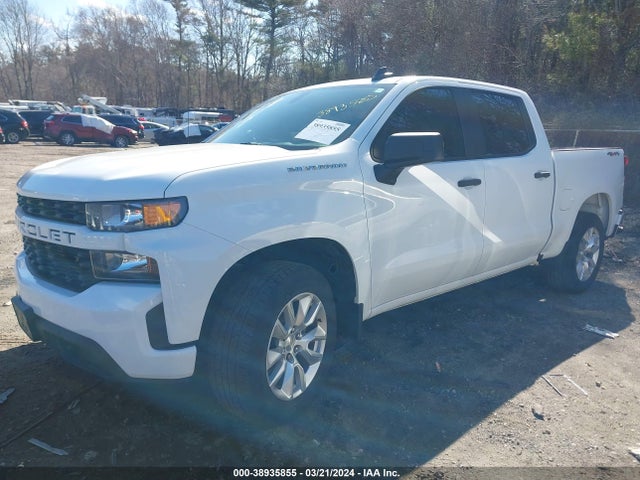 Chevrolet Silverado 1500 4wd  Short Bed Custom 2020 1GCPYBEH3LZ223392 Image 2