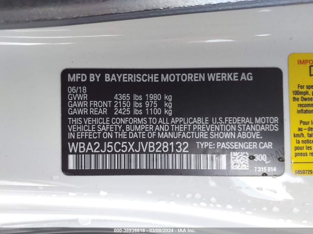 2018 BMW M240I WBA2J5C5XJVB28132 Photo 8