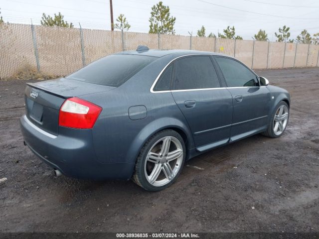 2004 AUDI S4 WAUPL68E24A099328 Photo 3