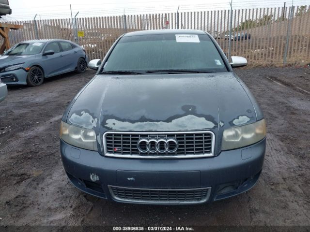 2004 AUDI S4 WAUPL68E24A099328 Photo 5