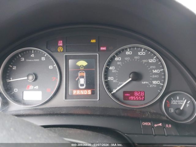 2004 AUDI S4 WAUPL68E24A099328 Photo 6