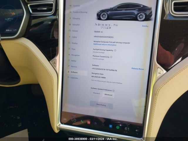 5YJSA1E25HF181213 Tesla Model S 100d/60d/75d/90d/p100d
