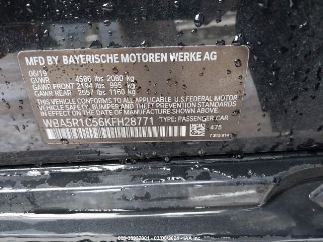 WBA5R1C56KFH28771 BMW 330I