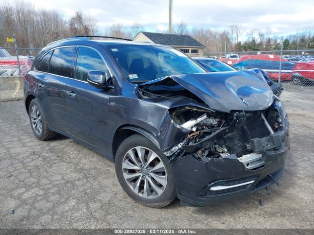 Auction sale of the 2014 Acura Mdx Technology Package, vin: 5FRYD4H46EB003403, lot number: 38937025