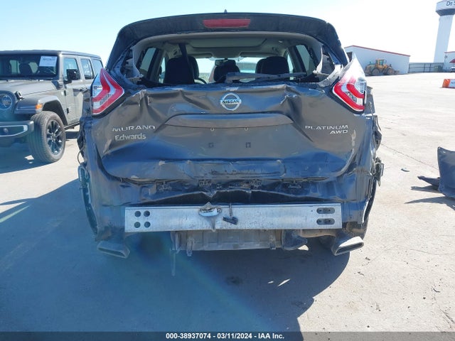 Nissan Murano Platinum 2016 5N1AZ2MH4GN169985 Image 6