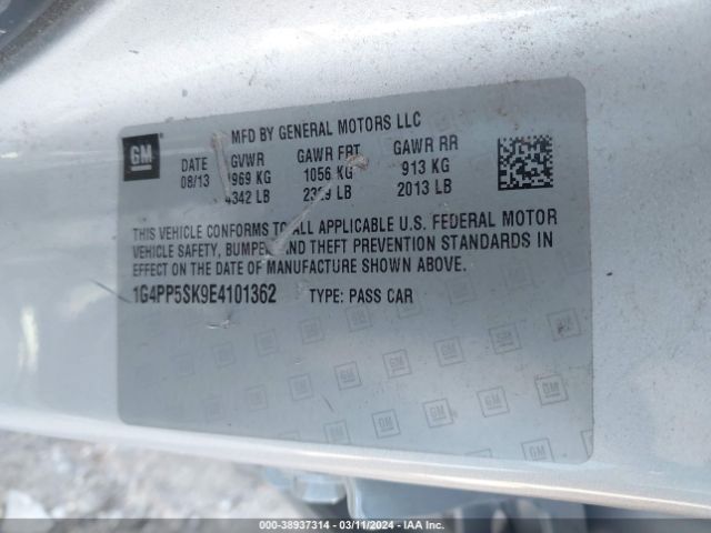 1G4PP5SK9E4101362 Buick Verano