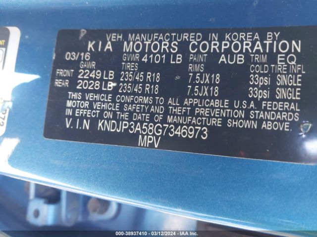 KNDJP3A58G7346973 KIA SOUL +