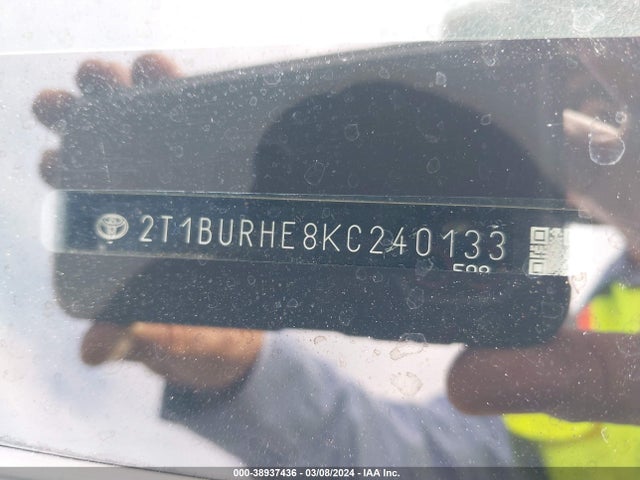 Toyota COROLLA LE 2019 2T1BURHE8KC240133 Image 9