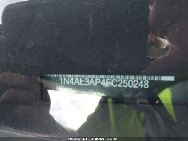 Nissan Altima 2.5 Sl 2015 1N4AL3AP4FC250248 Image 9
