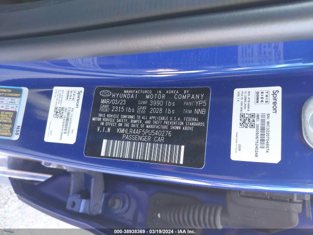Hyundai Elantra N Line 2023 KMHLR4AF5PU540276 Image 9