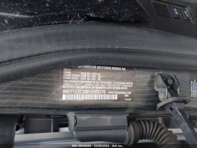 WBY1Z2C58EV285276 BMW I3