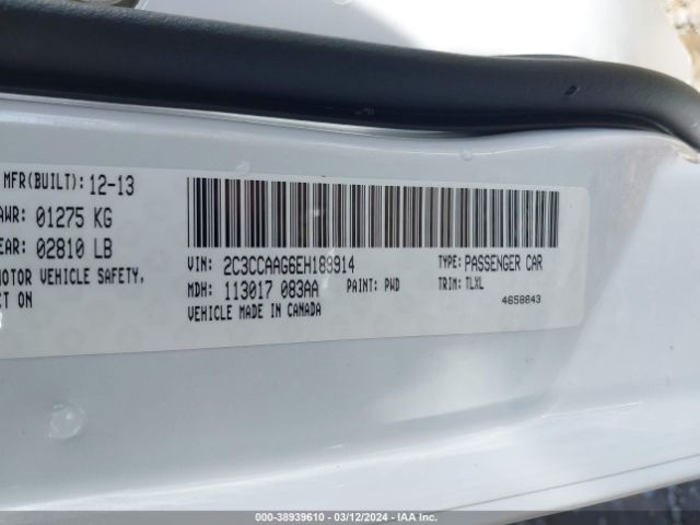 2C3CCAAG6EH189914 Chrysler 300