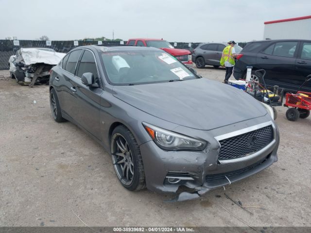 38939692 :رقم المزاد ، JN1BV7AP6FM350431 vin ، 2015 Infiniti Q50 Premium مزاد بيع