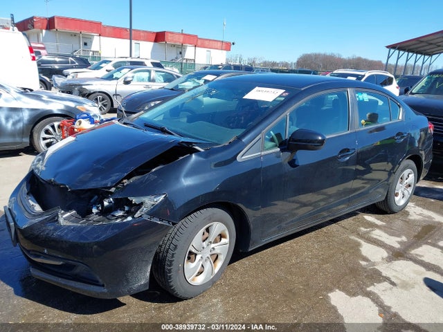 Honda Civic Lx 2014 2HGFB2F56EH549869 Image 2