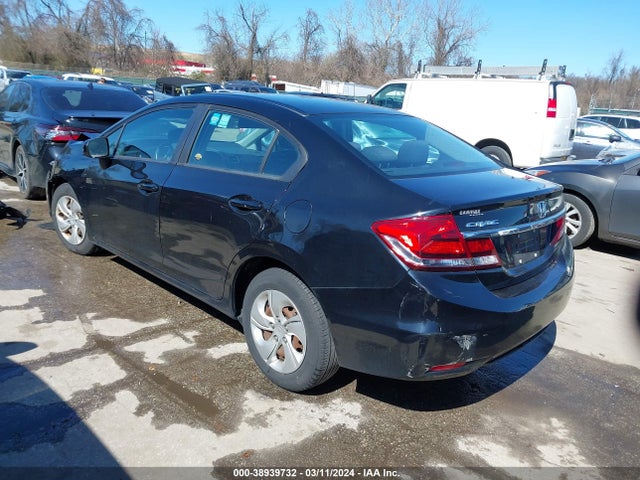 Honda Civic Lx 2014 2HGFB2F56EH549869 Image 3