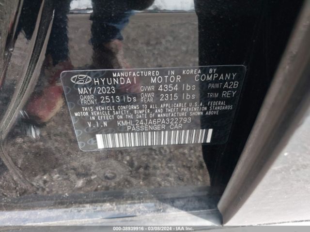 KMHL24JA6PA322793 Hyundai SONATA SE