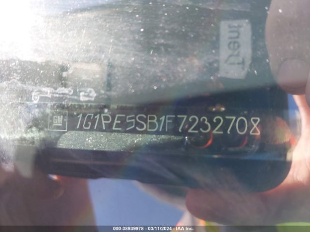 1G1PE5SB1F7232708 Chevrolet Cruze 2lt Auto
