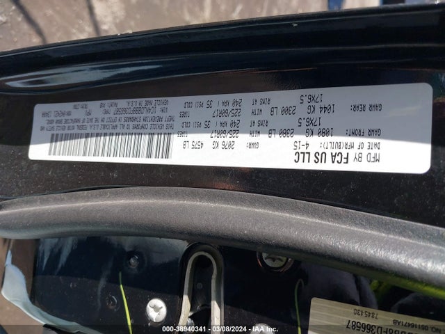 Jeep Compass Sport 2015 1C4NJDBB8FD366587 Image 9