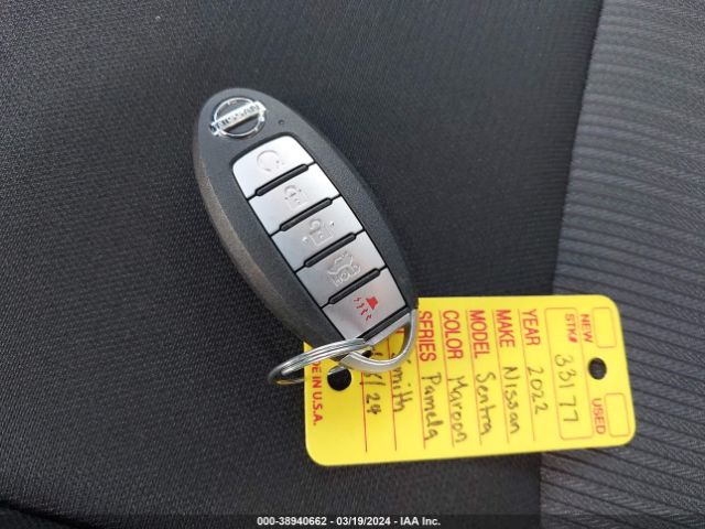 3N1AB8CV8NY210009 Nissan Sentra Sv Xtronic Cvt