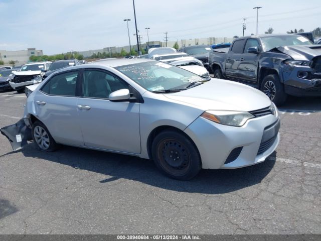 Auction sale of the 2016 Toyota Corolla Le, vin: 5YFBURHE4GP501717, lot number: 38940684