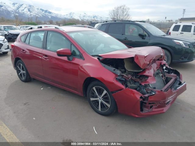 2019 Subaru Impreza 2.0i Premium მანქანა იყიდება აუქციონზე, vin: 4S3GTAC67K3742800, აუქციონის ნომერი: 38941984