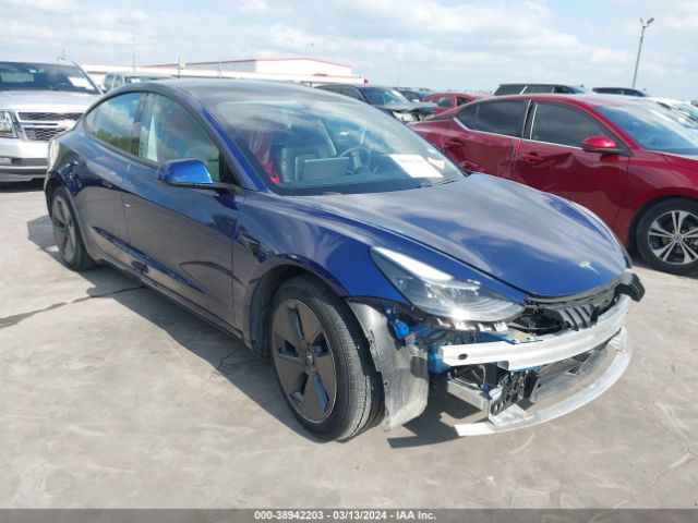 Продаж на аукціоні авто 2021 Tesla Model 3 Standard Range Plus Rear-wheel Drive, vin: 5YJ3E1EA5MF023478, номер лоту: 38942203