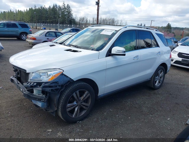 Mercedes-Benz Ml 350 4matic 2015 4JGDA5HB4FA510089 Image 2