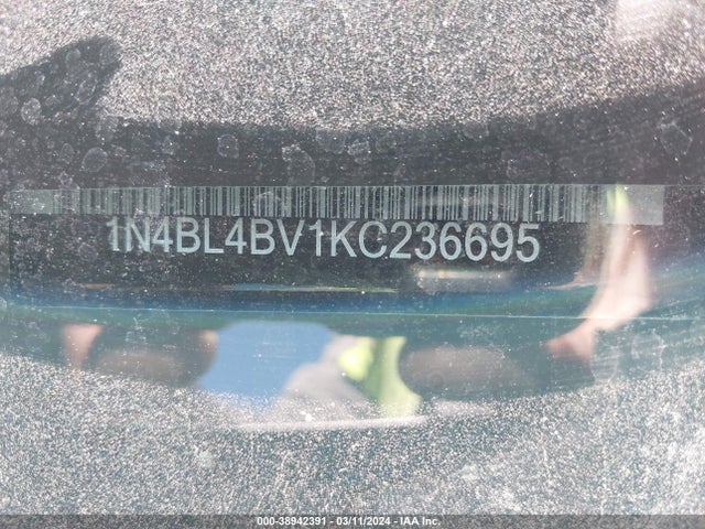Nissan Altima 2.5 S 2019 1N4BL4BV1KC236695 Image 9