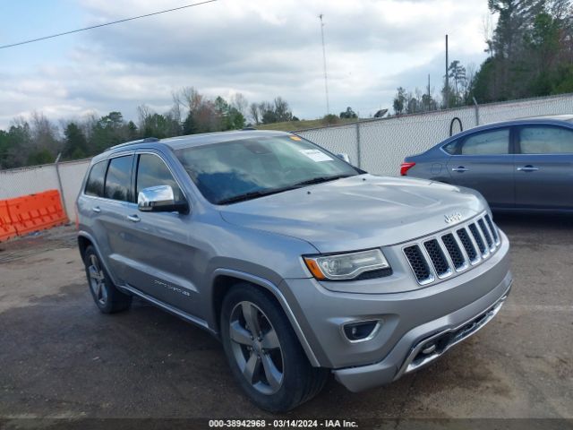 Auction sale of the 2014 Jeep Grand Cherokee Overland, vin: 1C4RJECG2EC480753, lot number: 38942968