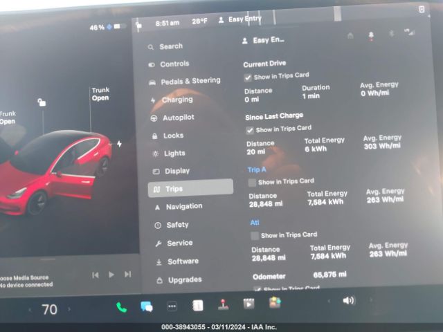 5YJ3E1EB4KF387123 Tesla Model 3 Long Range/performance
