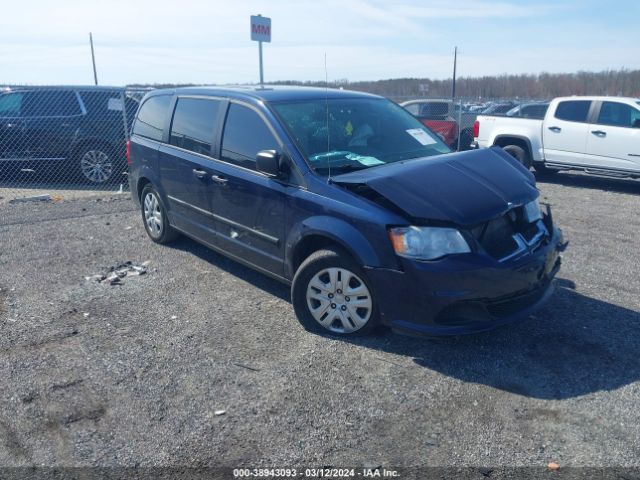 2016 Dodge Grand Caravan American Value Pkg მანქანა იყიდება აუქციონზე, vin: 2C4RDGBGXGR211057, აუქციონის ნომერი: 38943093