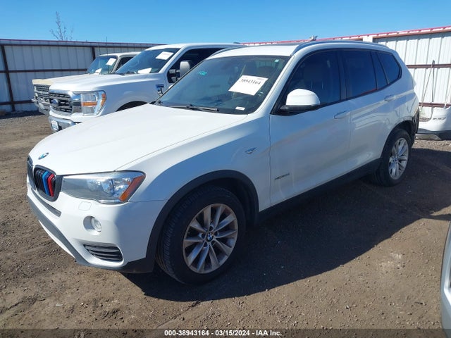 BMW X3 Xdrive28i 2016 5UXWX9C53G0D67245 Image 2