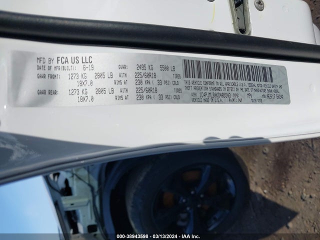1C4PJMLB0KD485543 Jeep Cherokee Altitude 4x4